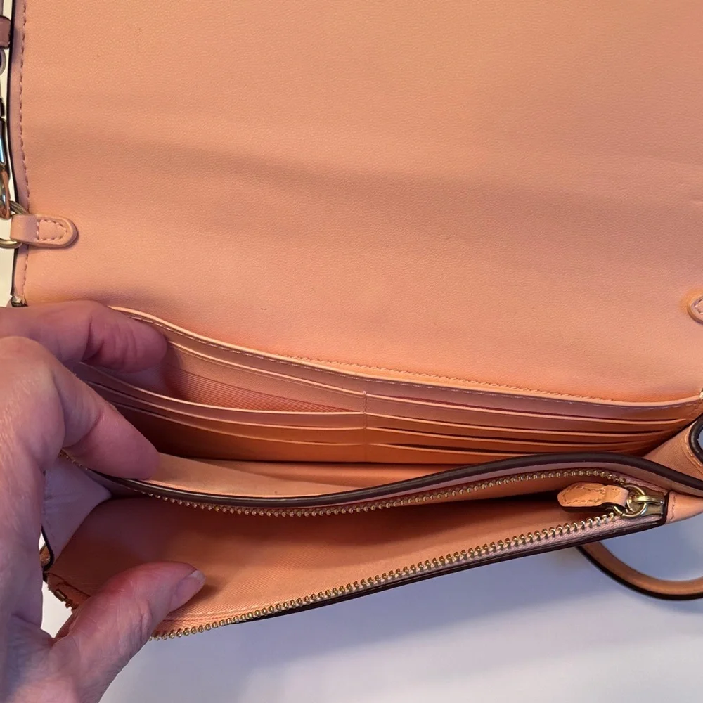 Coach Beige Signature Crossbody Bag - Picture 3 of 3